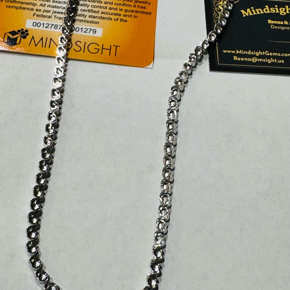 Real Diamond Necklace for women, Gift for her, Natural earth mined diamonds 1ctw - Picture 9 of 9